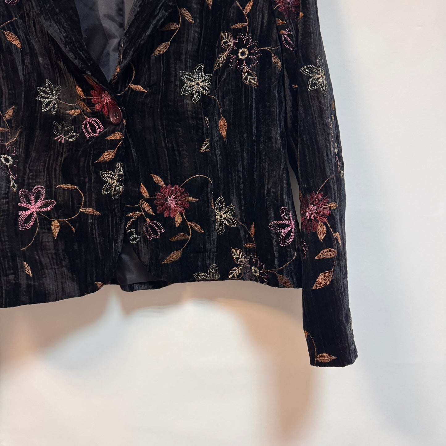 Blazer bordado floral Trazos M/L