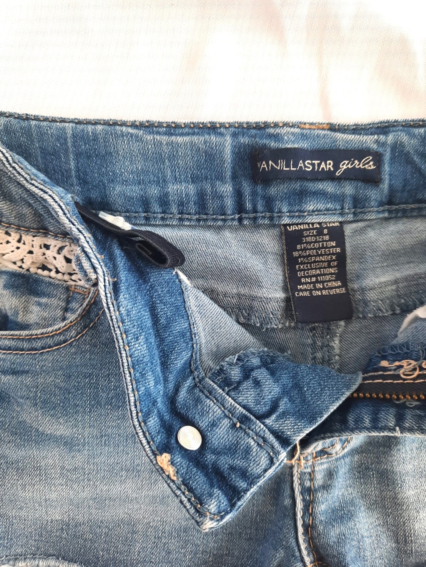 Calções Vanilla Star 8 anos