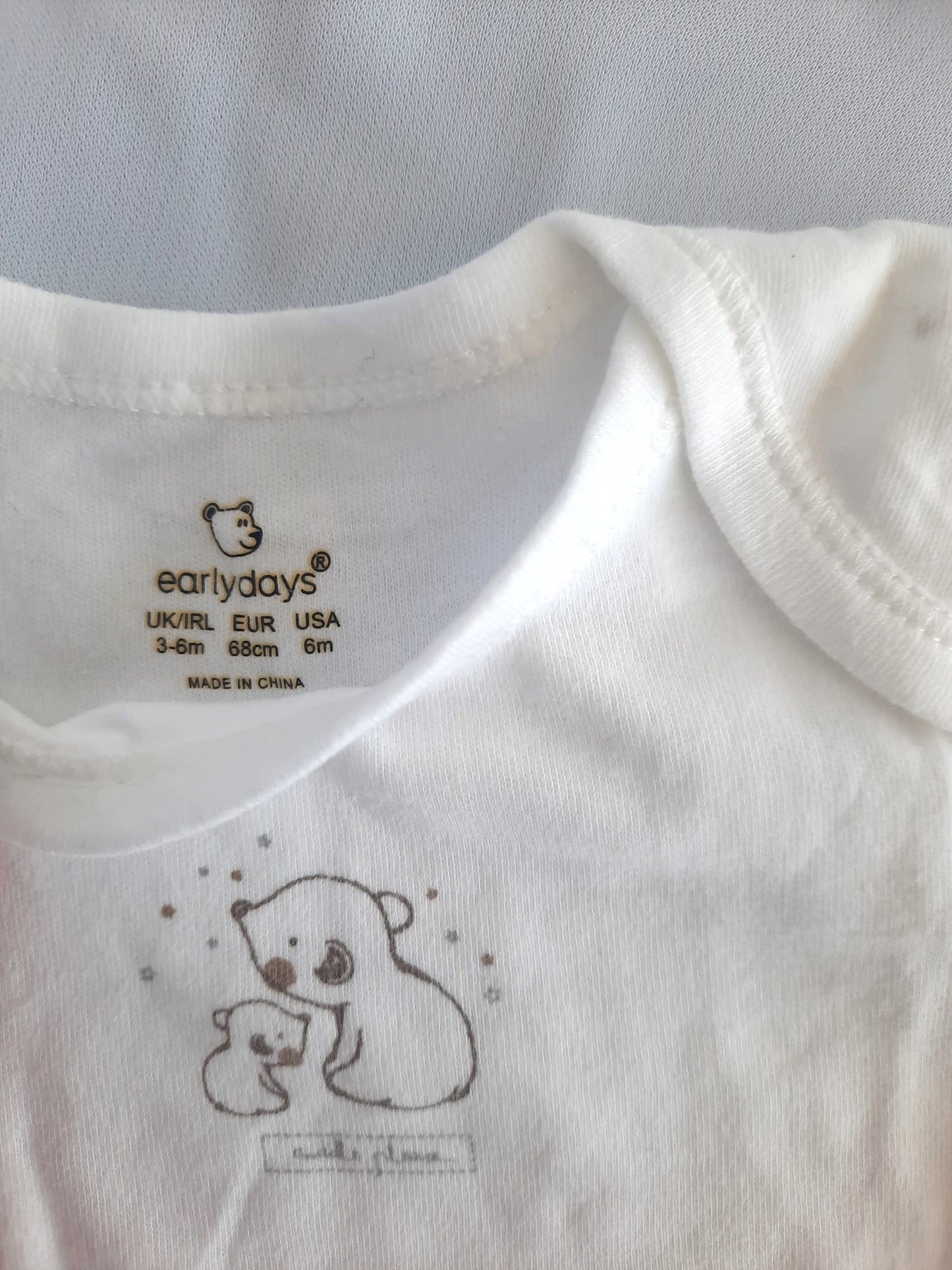 Conjunto Fofo + Body 3/6 meses