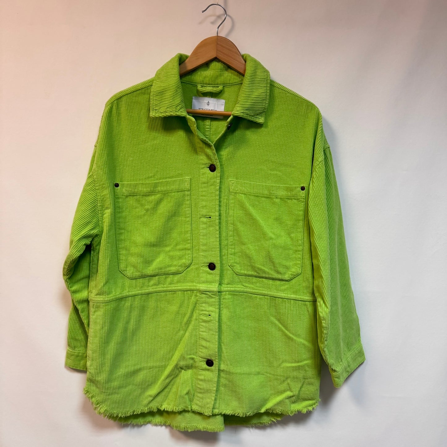 Camisa verde Stradivarius S