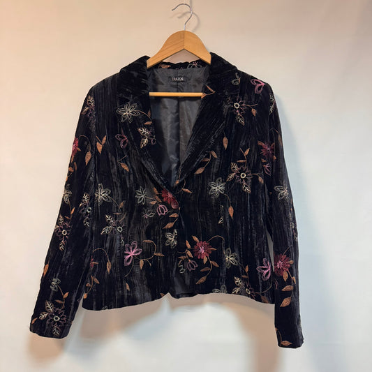 Blazer bordado floral Trazos M/L