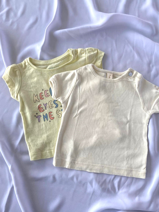 Conjunto de T-Shirts 0/3 meses