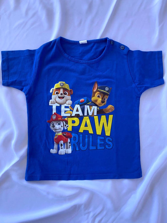 T-Shirt da Patrulha Pata 36 meses